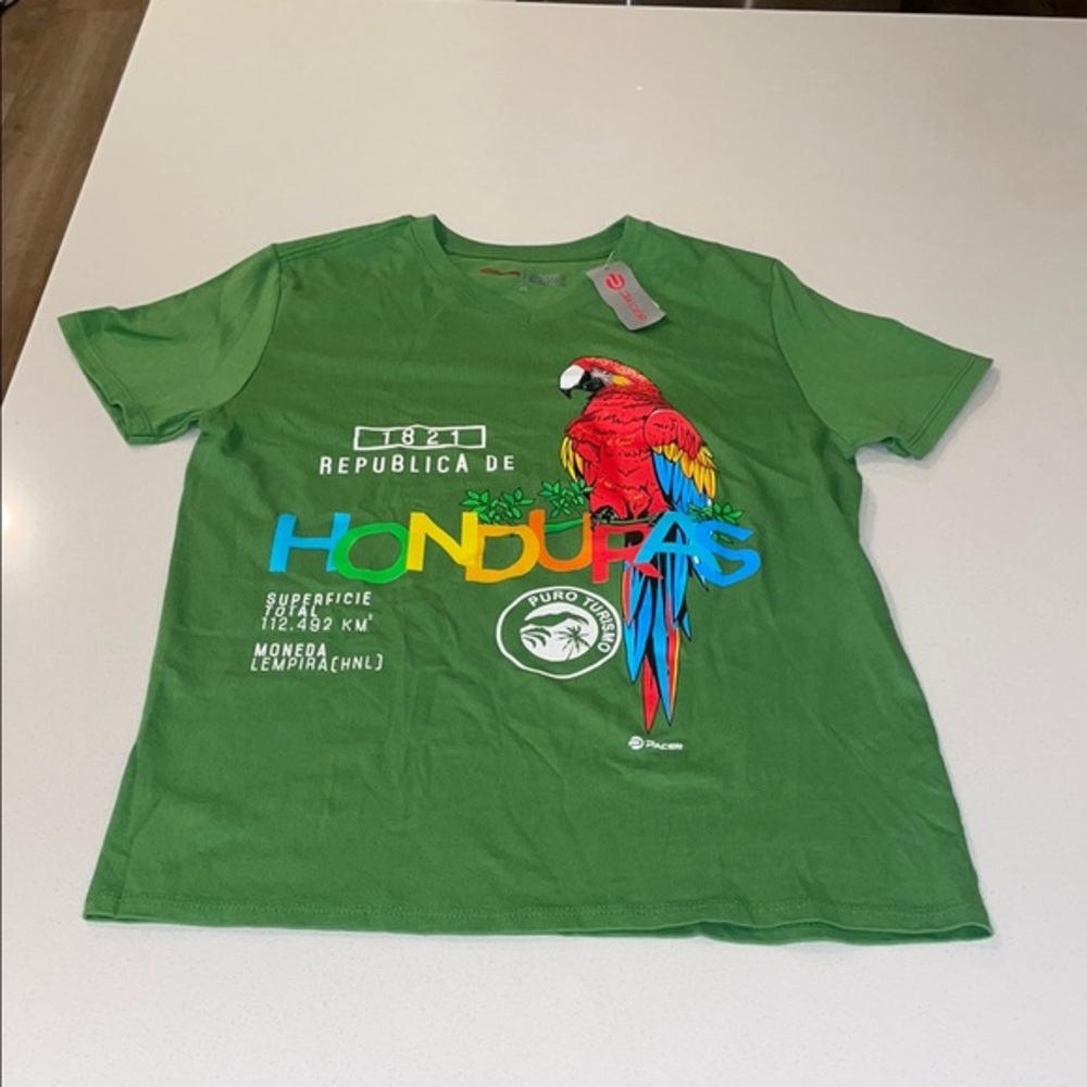 Acer Green Parrot Graphic Blouse
